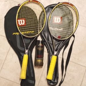 Two Wilson ProStaff Hyper™️Carbon Tour 95' tennis rackets | Both Like New ! !